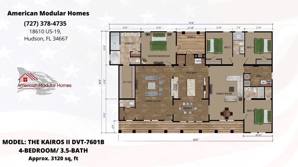 Deer Valley-Kairos II DVT-7601B - American Modular Homes